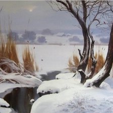 Схема вышивки «Зимушка»