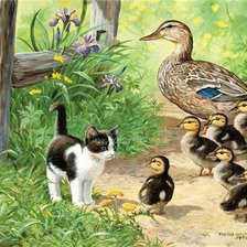 Схема вышивки «знакомство»