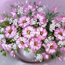 Схема вышивки «цветы»