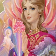 Схема вышивки «женский образ»