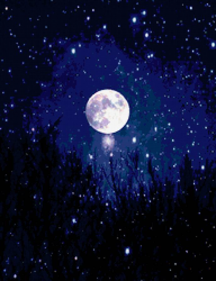 Луна - планета, космос, луна - предпросмотр