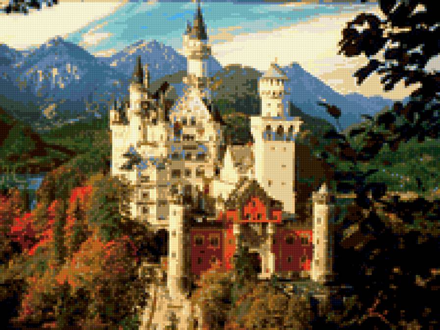 Замок Нойшванштайн - дома, замки, строения - предпросмотр