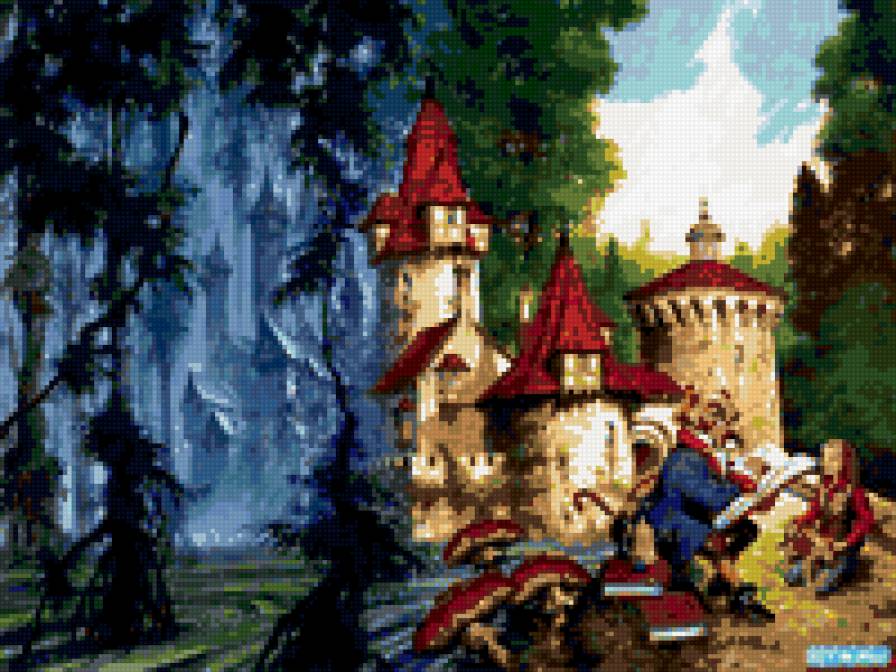 замок - замки, дома, строения - предпросмотр