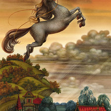 Схема вышивки «сказки»