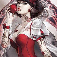 Схема вышивки «белоснежка»