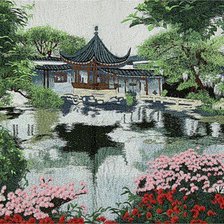 Схема вышивки «восточные картины»