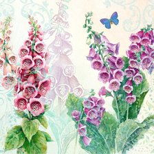 Схема вышивки «Цветочное панно»