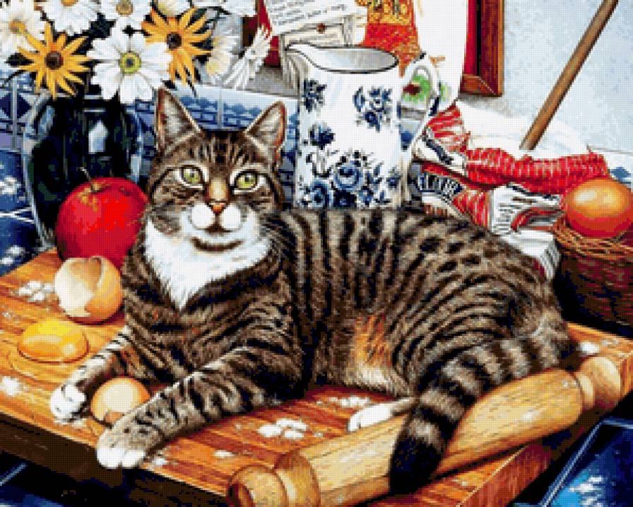 №377274 - фэнтези, картины, девушка, цветы, красота женщины, дети, живопись - предпросмотр