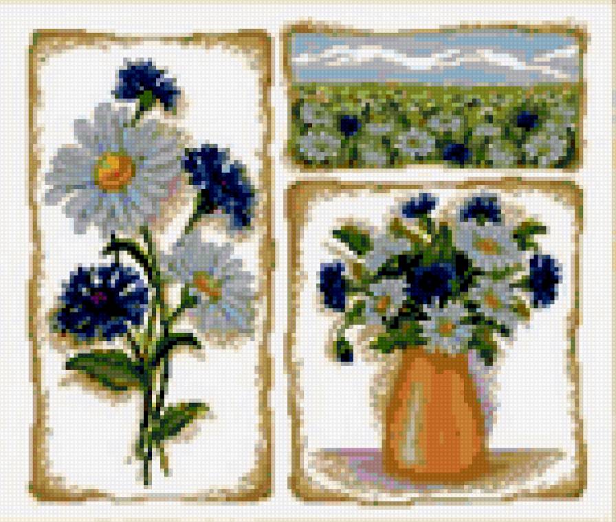 Ромашки_волошки - предпросмотр