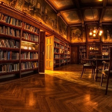 Схема вышивки «Библиотека»