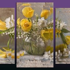 Схема вышивки «триптих»