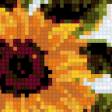 Предпросмотр схемы вышивки «подсолнухи на платье» (№377746)