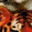 Предпросмотр схемы вышивки «тигры» (№377765)