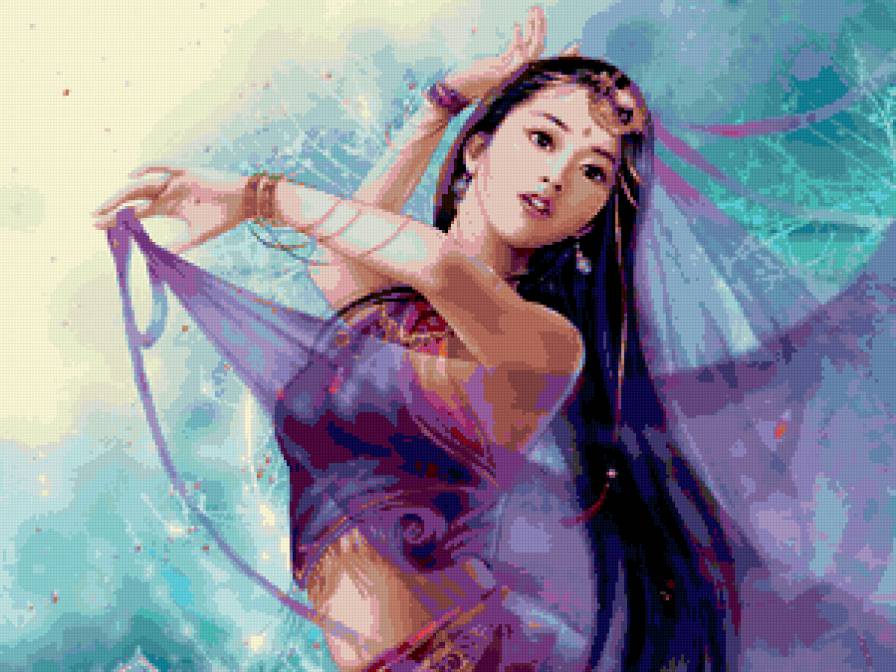 девушка - танцовщица, восток - предпросмотр