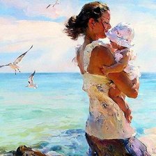 Схема вышивки «на берегу»