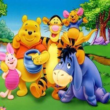 Схема вышивки «Винни и друзья»