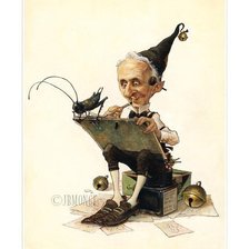 Схема вышивки «гном»