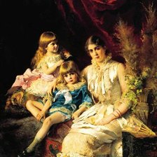 Схема вышивки «семейная идилия»