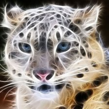 Схема вышивки «леопард»