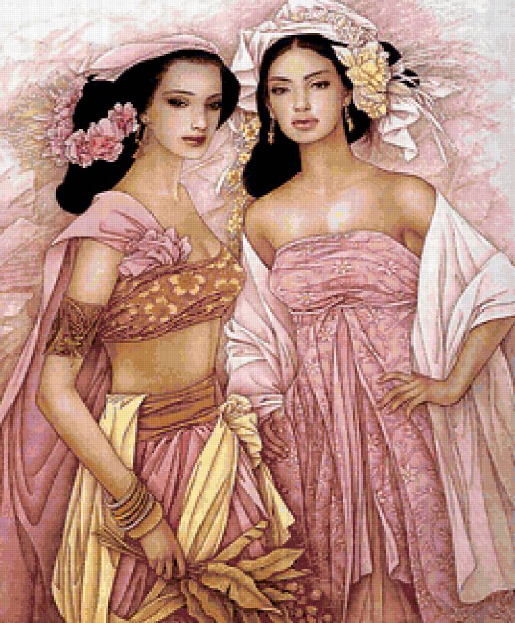 Восточные красавицы - девушки, восток - предпросмотр