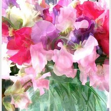 Схема вышивки «цветы»