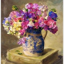 Схема вышивки «цветы»