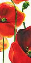 Схема вышивки «Маки(3) из 5 частей»