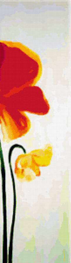 Маки(5) из 5 частей - триптих, маки, частями - предпросмотр