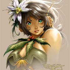 Схема вышивки «фея»