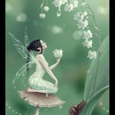 Схема вышивки «фея»