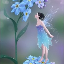 Схема вышивки «фея»