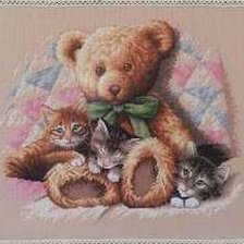 Схема вышивки «мишка»