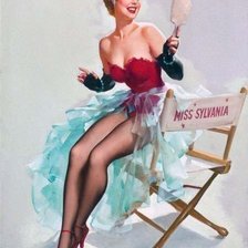 Схема вышивки «pin up3»