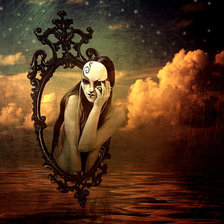 Схема вышивки «зеркало»