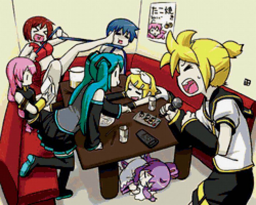 вокалоиды 2 - аниме, вокалоиды - предпросмотр