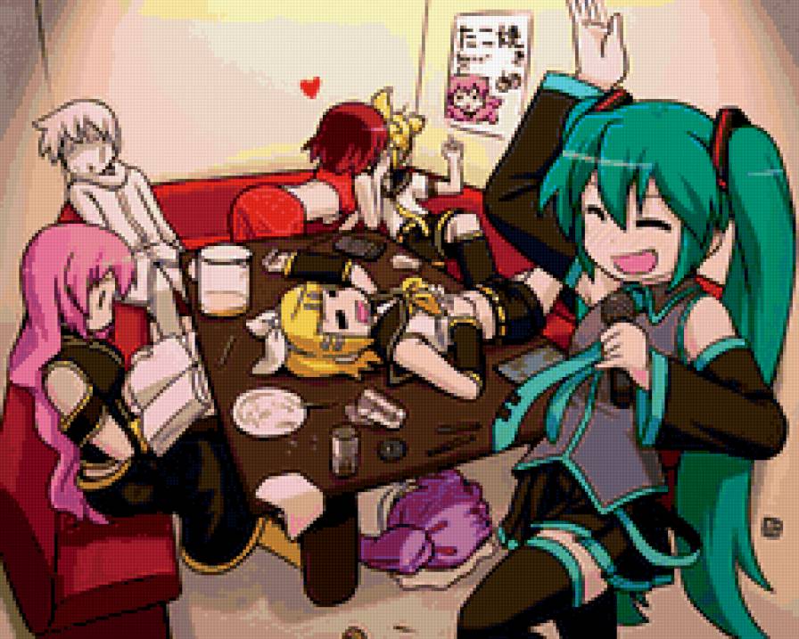 вокалоиды 3 - аниме, вокалоиды - предпросмотр