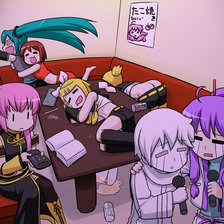 Схема вышивки «вокалоиды 4»