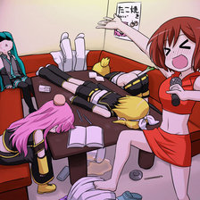 Схема вышивки «вокалоиды 5»