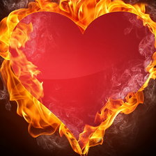 Схема вышивки «Сердце»