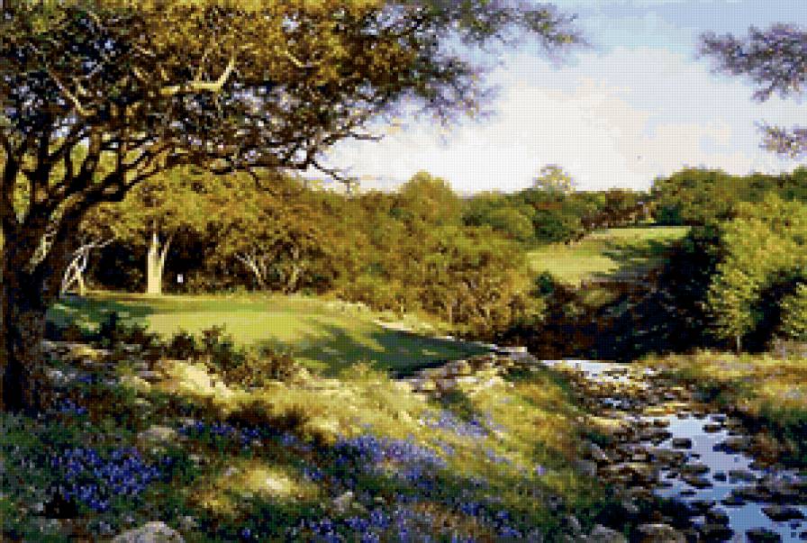 Пейзаж, лес, река - пейзаж, лес, река - предпросмотр