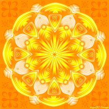 Схема вышивки «мандала»