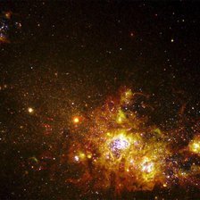 Схема вышивки «космос»