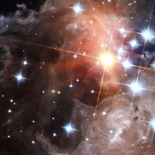 Схема вышивки «космос»