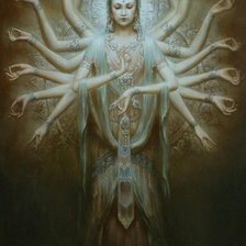 Схема вышивки «Божество»