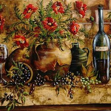 Схема вышивки «натюрморт»