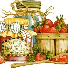 Схема вышивки «сюжет для кухни»