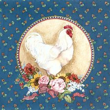 Схема вышивки «птичий двор»