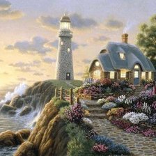 Схема вышивки «маяк»