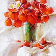 Схема вышивки «акварель»