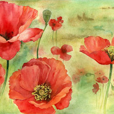 Схема вышивки «акварель»